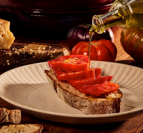 Pouring Olive Oil