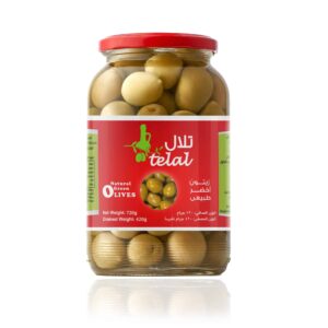 Telal Whole Green Olives 720gm