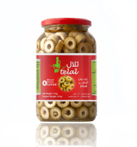 Telal Green Olives Sliced 720g