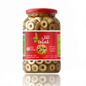 Telal Green Olives Sliced 720g