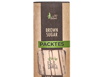 Telal Brown sugar packets 100 P